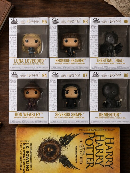 Funko Other - Six Harry Potter Funko Minis With The Harry Potter And The Cursed Child Book